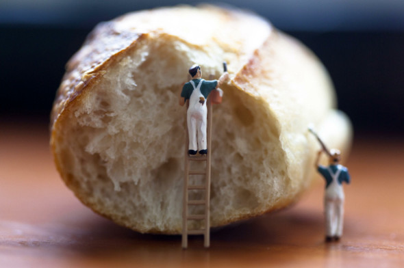 A ascensão do miolo em uma nova visão sobre o pão francês. 