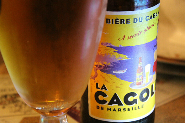 A cerveja do "cabanon", em um bar de Aix-en-Provence (Foto Pedro Mello e Souza)