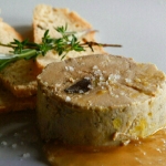 Foie gras e alho negro